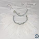 ست یقه و سربند عروس و مدلینگ ترلان