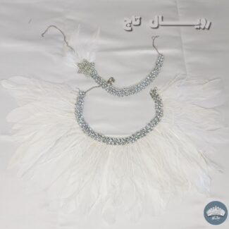 ست یقه و سربند عروس و مدلینگ ترلان