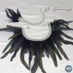 ست یقه و سربند عروس و مدلینگ ترلان