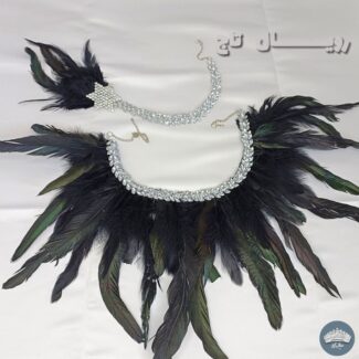 ست یقه و سربند عروس و مدلینگ ترلان