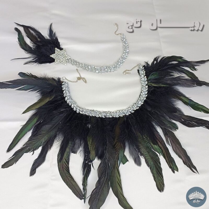 ست یقه و سربند عروس و مدلینگ ترلان