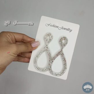گوشواره الماسی کریستالی عروس ثونیا