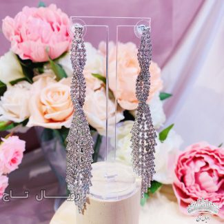 گوشواره‌ کریستالی مرجان