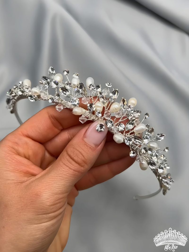 تاج عروس نیلی💎